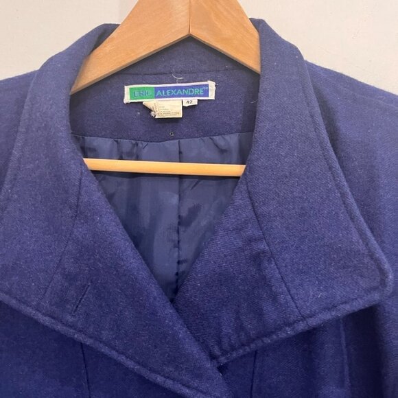 - Vintage jacket size purle/bleu size 42 brand Eric alexandre - Picture 2 of 8